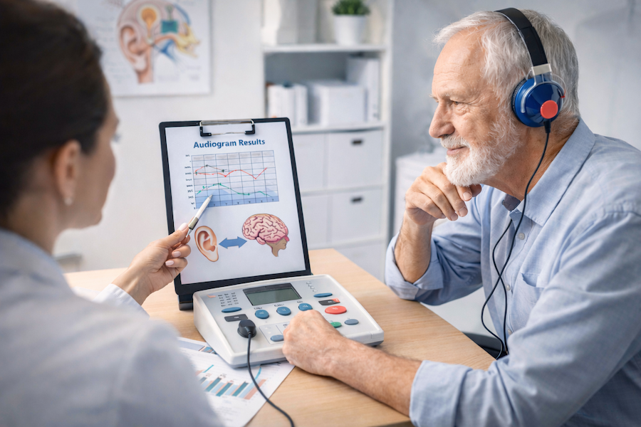 Åldersrelaterad hörselnedsättning och kognitiv nedgång